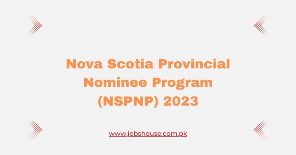 Nova Scotia Provincial Nominee Program (NSPNP) 2023