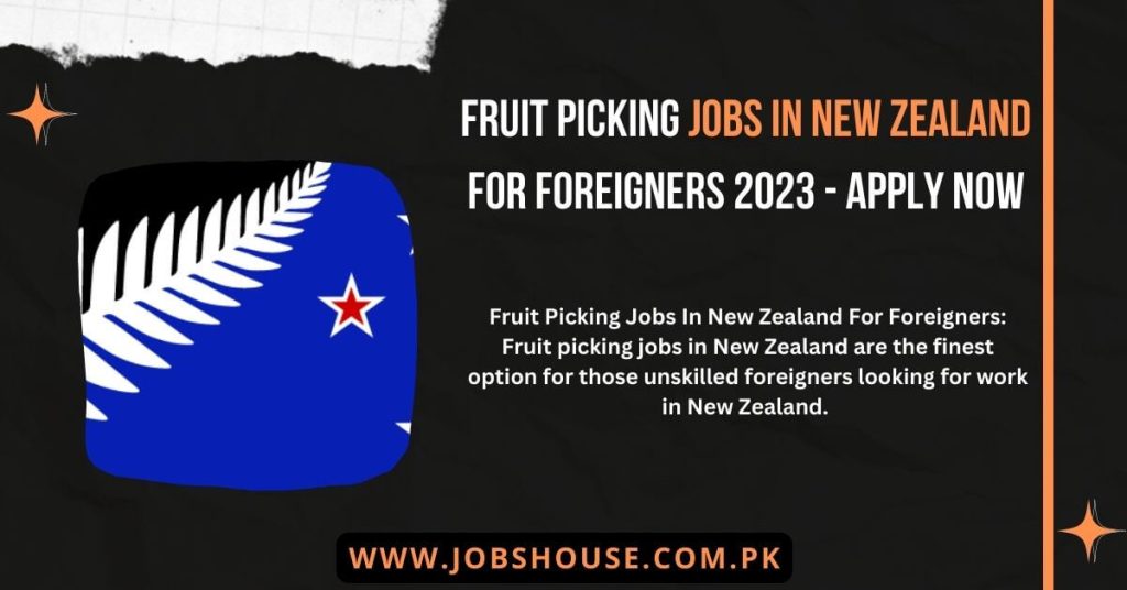 Fruit Picking Jobs In New Zealand For Foreigners 2023 - Apply Now