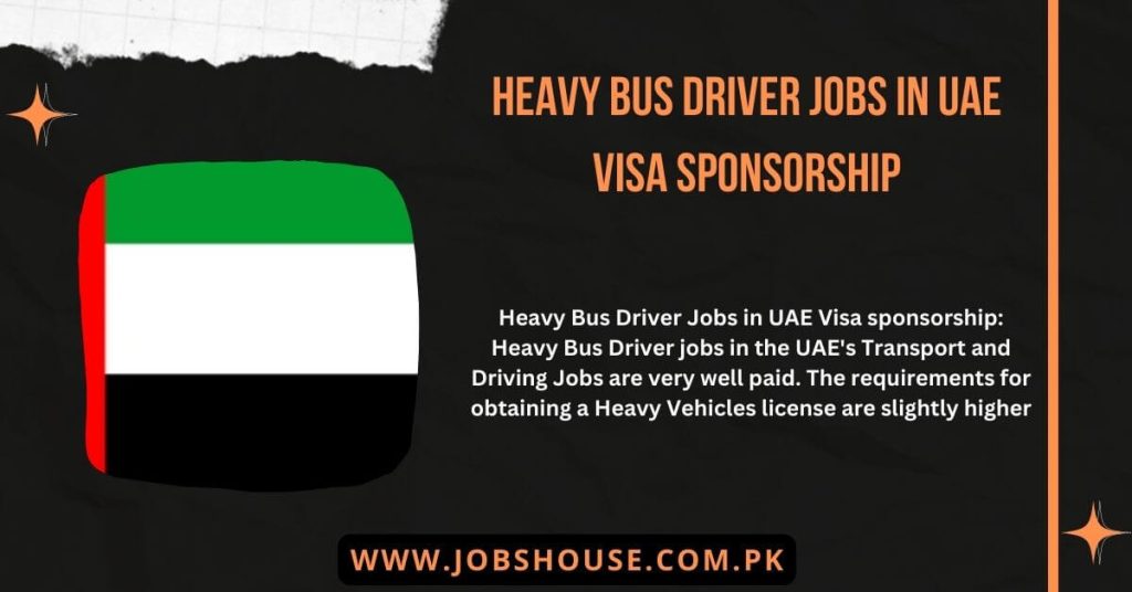 Heavy Bus Driver Jobs in UAE Visa Sponsorship