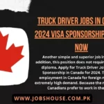 Truck Driver Jobs in Canada Visa Sponsorship
