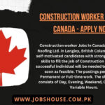 Construction Worker Jobs In Canada